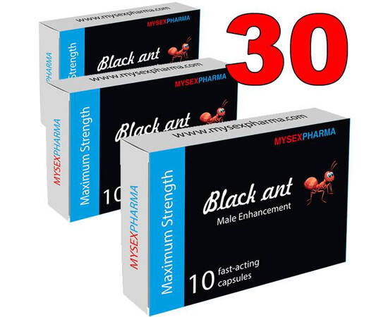 Black Ant BLACK ANT 3 x 10 cápsulas para la erección sex shop