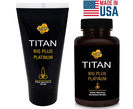 TITAN XXL PROMO Titan Gel + Titan Pills cápsulas para agrandar el pene sex shop