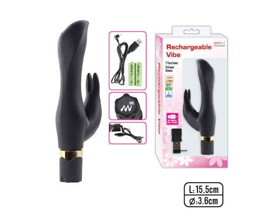 Вибратор Lux Rechargeable Vibe Black 15,5см мнения и цена с намаление от sex shop