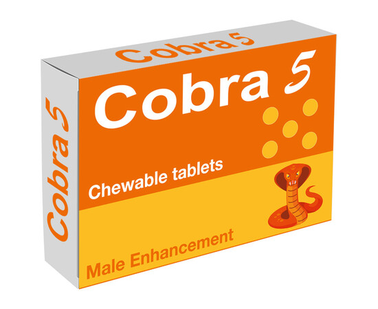 Cobra 5 Estimulante de la erección 5 comprimidos masticables sex shop